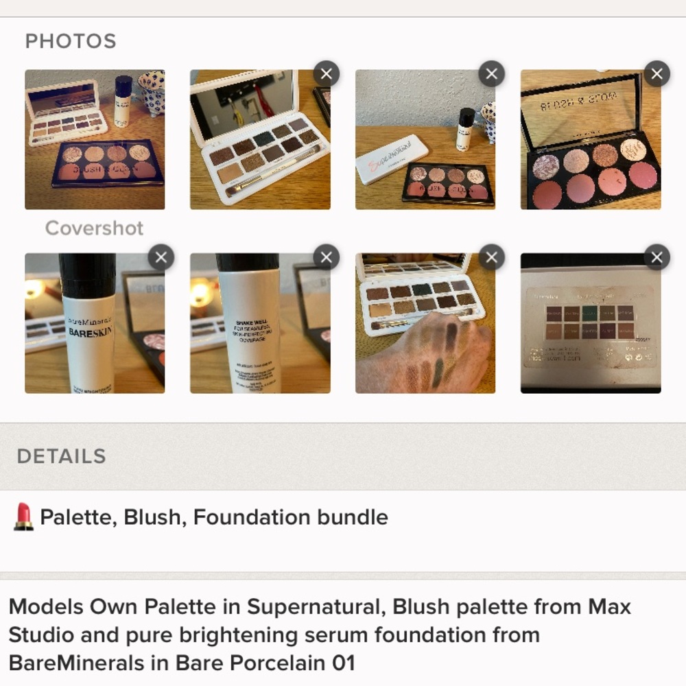 💄Bundle includes all listings with makeup emoji